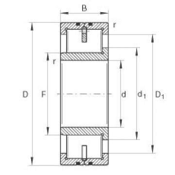 FAG Cylindrical roller bearings - LSL192316