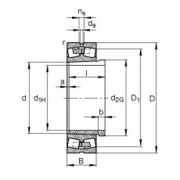 FAG Spherical roller bearings - 23218-E1A-XL-K-M + AHX3218