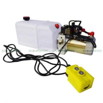 12V Volt DC 6 Quart Hydraulic Pump Power Unit Pack 3200 PSI Fit for Lift UP/Down