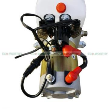 12V Volt DC 6 Quart Hydraulic Pump Power Unit Pack 3200 PSI Fit for Lift UP/Down