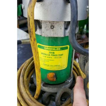 GREENLEE 915 Hydraulic Power Pump 115V 3.75A FREE SHIP