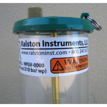 Ralston Instruments HPGV 3000 psi Hydraulic Test Hand Pump