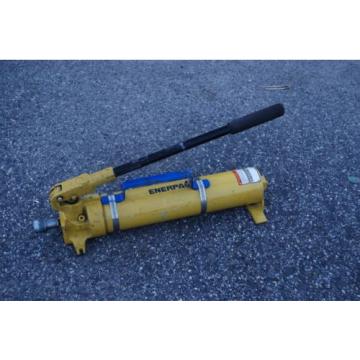 ENERPAC P-80 HYDRAULIC HAND PUMP 10,000PSI MAX W/ FEMALE COUPLER &amp; HANDLE