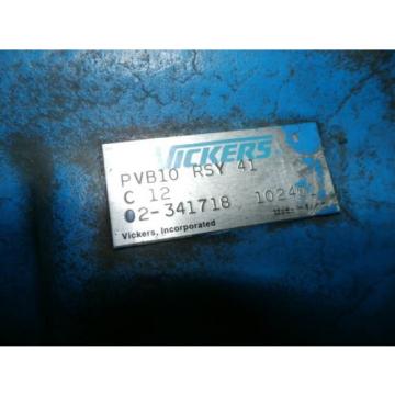 Vickers, Hydraulic Pump, PVB10RSY41