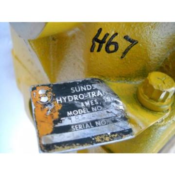 SAUER SUNDSTRAND HYDRAULIC PUMP 18-4011 with DAVIS 7:1 reduction gear box 30 + 4