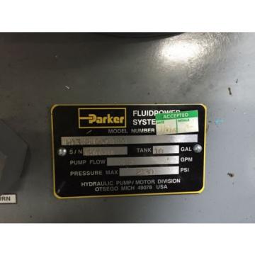 Parker Hydraulic Pump, 10 Gal. , 5 HP, Model H13.2LOPO/113