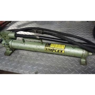 SIMPLEX ENERPAC HYDRAULIC HAND PUMP P42