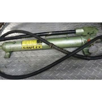 SIMPLEX ENERPAC HYDRAULIC HAND PUMP P42