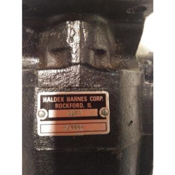 HALDEX 4F664A HYDRAULIC GEAR PUMP TWO STAGE  CHARGE PUMP