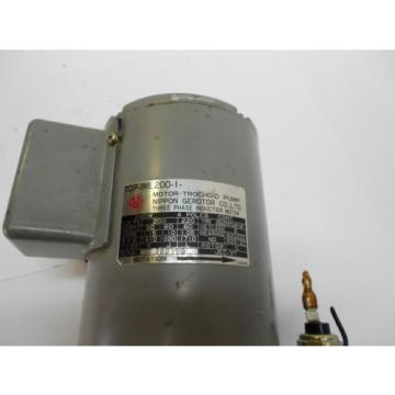 NIPPON Gerotor Trochoid Pump &amp; Motor, TOP-IME200-I-13MA, Used, WARRANTY