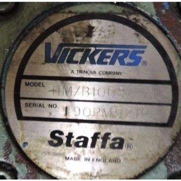 VICKERS STAFFA HM/B100S/F/13 RADIAL PISTON HYDRAULIC MOTOR HMB SER. FIXED DISP.