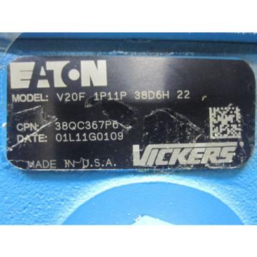 NEW EATON VICKERS POWER STEERING PUMP # V20F-1P11P-38D6H-22