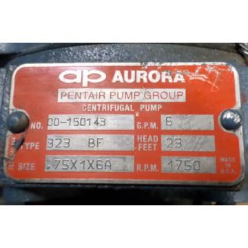 AP AURORA 6GPM 23&#039; HEAD CENTRIFUGAL PUMP 323BF W/ MARATHON 1HP AC MOTOR, UNUSED