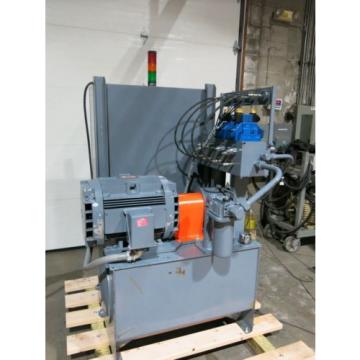 40 HP 20 GPM 3000 PSI Hydraulic Power Supply Test Station Nice