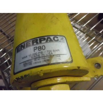 Enerpac P-80 2 Speed Steel Hand Pump WITH HYDRAULIC HOSE AND FITTINGS