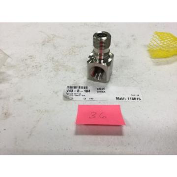 Milton Roy Check Valve PN 221 - 0864 - 016 Stainless Steel