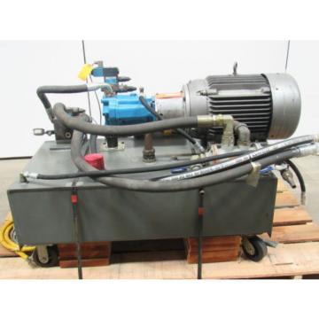 VICKERS T50P-VE Hydraulic Power Unit 25HP 2000PSI 33GPM 70 Gal.Tank