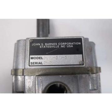 JOHN S BARNES PFG-10-10A3 HYDRAULIC GEAR PUMP 3/8 IN NPT D547114