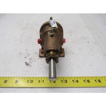 Shurflo B2 Light-Duty Pedestal Mount Bronze Rotary External Gear Pump 1/4&#034; NPT