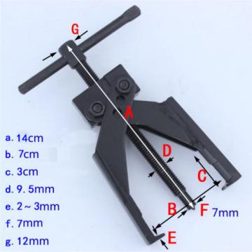 Portable Vehicle Car 2-Jaw Cross-legged Bearing Puller Extractor Tool Up To 70mm