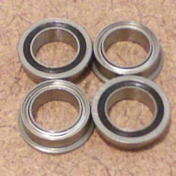 1/4 inch bore. 4 Radial Ball Bearing. FLANGED. Lowest Friction Bearing.