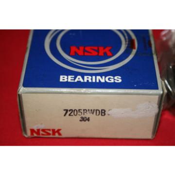 NEW NSK Radial Ball Bearing 7205BWDB - BRAND NEW IN BOX  -  BNIB