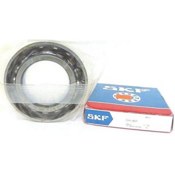 NIB SKF 7211-BEP RADIAL ANGULAR CONTACT BEARING 2-3/16INIDX3-7/8OD, 7211BEP