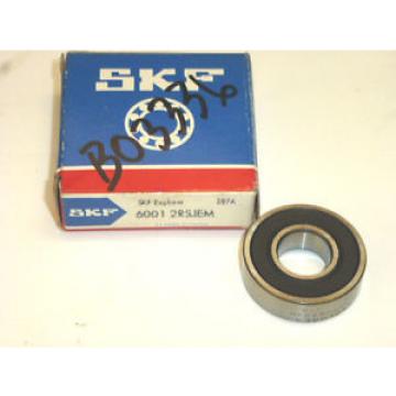 SKF SINGLE ROW RADIAL BEARING 6001 2RSJEM