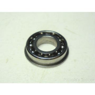 New MPB S184FC Radial Retainer Flanged Open Miniature Bearing, 1/4&#034; Bore