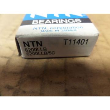 NTN Single Row Radial Ball Bearing 6200LLB 6200LLB/5C New