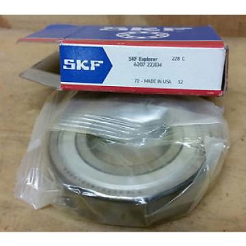 SKF 6207 2ZJEM Radial/Deep Groove Ball Bearing-Metric - 35 mm ID *new*
