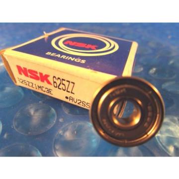 NSK 625 ZZ, Single Row Radial Bearing, 625ZZ (=2 SKF, NTN, KOYO, 2Z