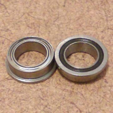 3/16 inch bore. One Radial Ball Bearing. FLANGED. Lowest Friction Bearing.