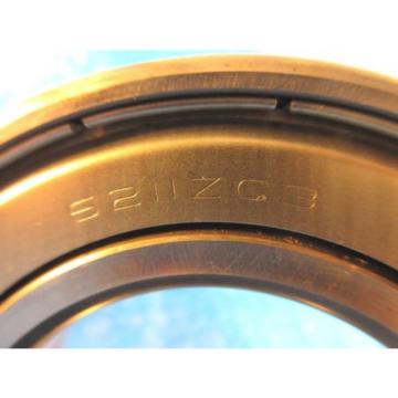 KOYO 6211ZZC3 Single Row Radial Bearing, 55 mm ID x 100 mm OD x 21 mm Wide