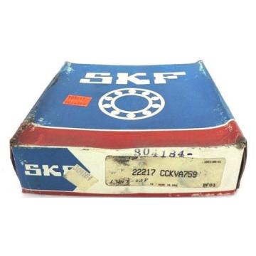 NIB SKF 22217 CCKVA759 BALL BEARING SPHERICAL 2ROWS RADIAL 22217CCKVA759