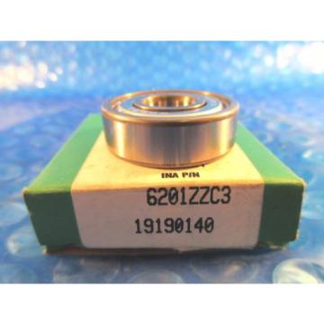 INA 6201ZZC3 Single Row Radial Bearing; 12 mm ID x 32 mm OD x 10 mm Wide