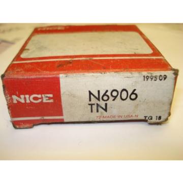 NEW! Nice N6906TN radial ball bearing, 6906-B, 6906-R, extended inner w/flange