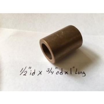 Oilite Bushing Bronze New 1/2 id x 3/4 od x 1 Brass Bearing insert motor 80