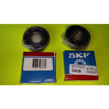 SKF 6307-2RSJEM Electric Motor Shielded Radial Ball Bearing  (lot of 2)  NIB