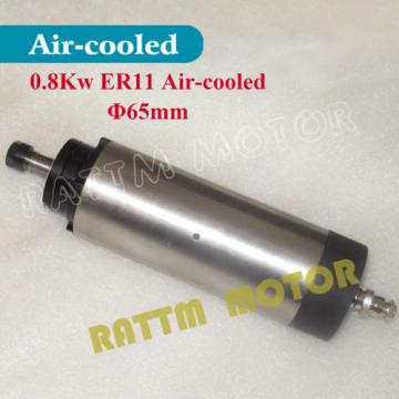 【EU Send&amp;Free VAT】0.8KW AIR-COOLED SPINDLE MOTOR ENGRAVING 4 bearing ER11