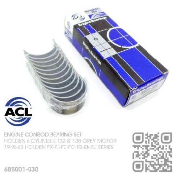 ACL CONROD BEARING SET UNDERSIZE 0.030&#034; 6CYL 132 GREY MOTOR [HOLDEN FX-FJ-FE-FC]