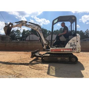 2007 Bobcat 325 TH-2 Mini Excavator Diesel Rubber Track Bob Cat Excavator