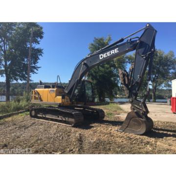 2014 John Deere 210G Track Excavator Full Cab JD Diesel Excavator Hyd Thumb