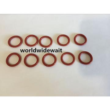10Pieces 70mm Outside Dia 3.1mm Thickness Red Silicone O Ring Oil Seal Gasket
