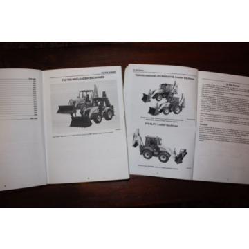 2 x TEREX 750/860/970 &amp; ELITE BACKHOE LOADER EXCAVATOR OPERATOR MANUALS. DIGGER