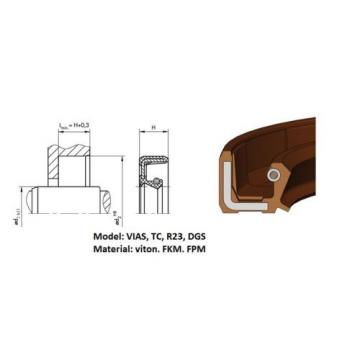 (pack) Rotary shaft oil seal 12 x 24 x (height, model)