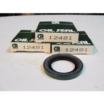 LOT OF 3  NEW CHICAGO RAWHIDE OIL SEALS 12481 CR Free Shipping