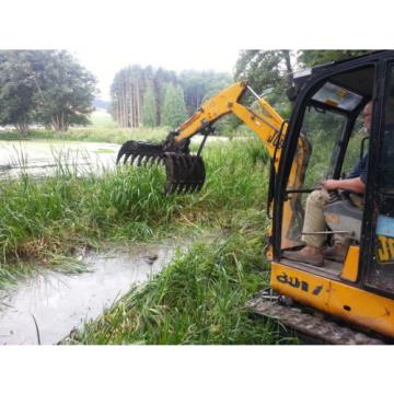 jcb cat takeuchi kubota digger excavator high tensile land rake pins included