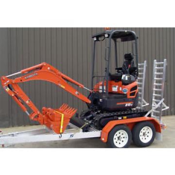 1.7 TONNE ZERO SWING TIGHT ACCESS MINI EXCAVATOR DRY HIRE - 3 BUCKETS &amp; TRAILER