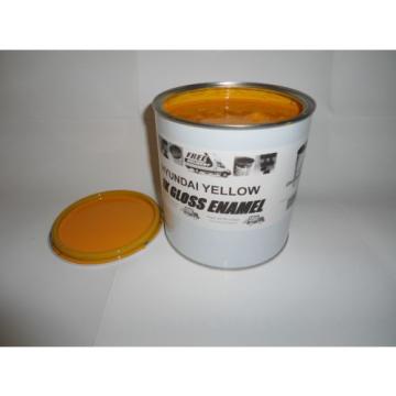 Hyundai Excavator Yellow Gloss Enamel Paint 1 Litre